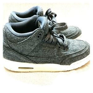 Jordan Air Retro 3 Wool Sneakers